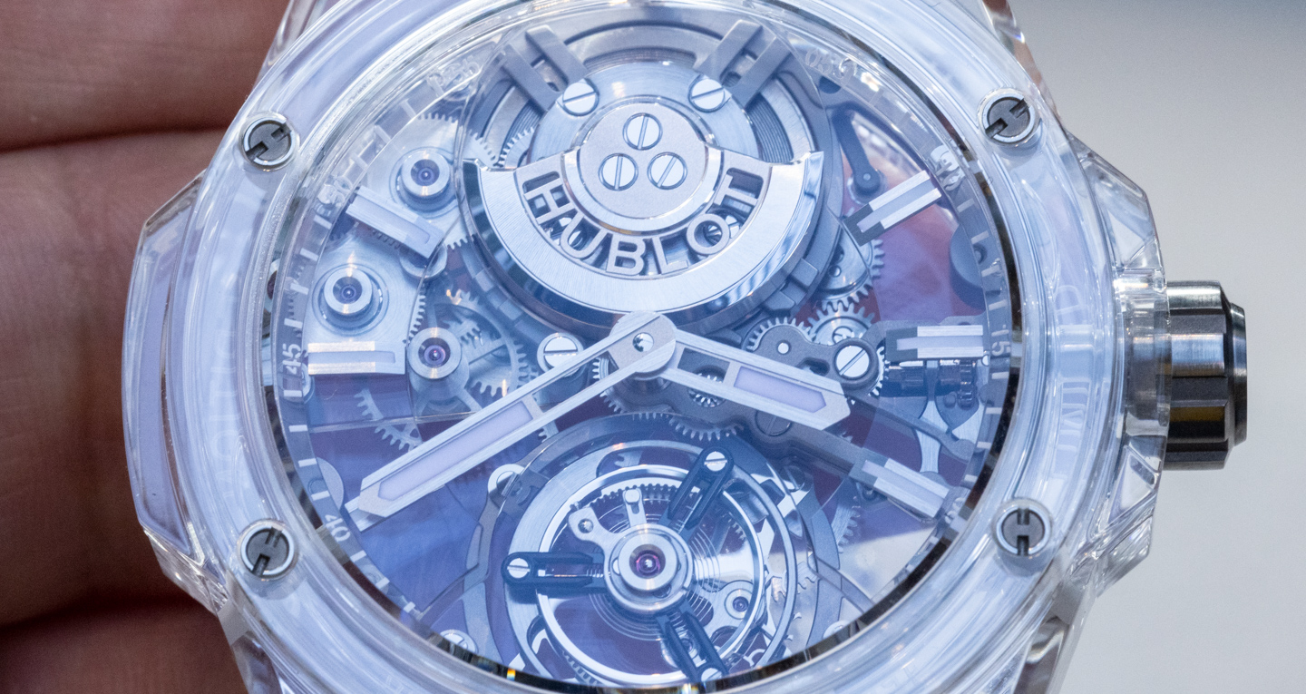 Hands-On: Replique Hublot Big Bang Integral Tourbillon Full Sapphire Watch